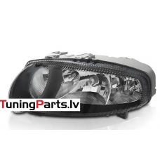 Alfa Romeo 147 (01-04) priekšējais lukturis, melns, kreisā puse